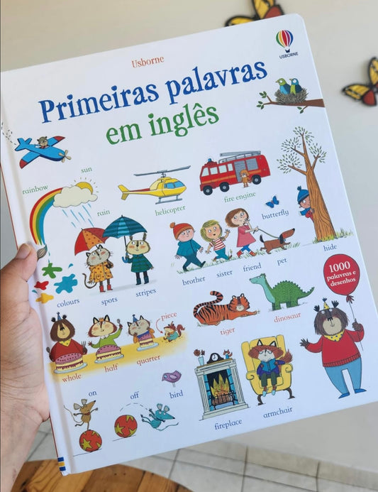 Primeiras palavras em inglês - Usborne - Capa dura