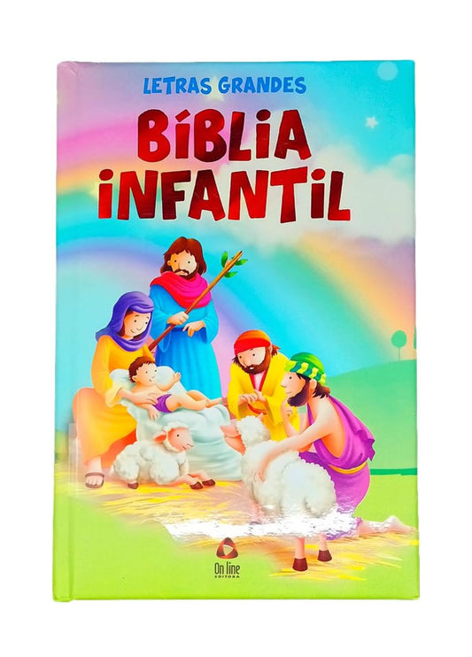 Bíblia Infantil - Letras Grandes - Capa dura