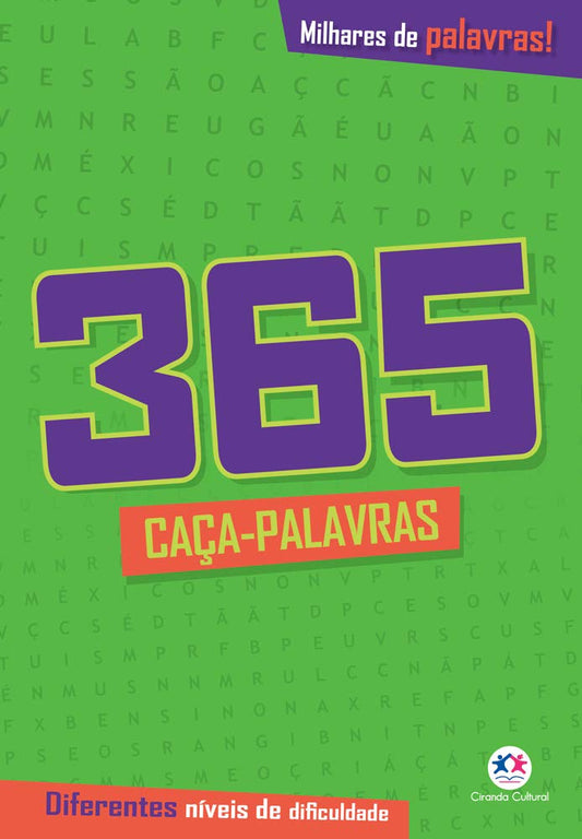 365 caça-palavras I - Capa comum