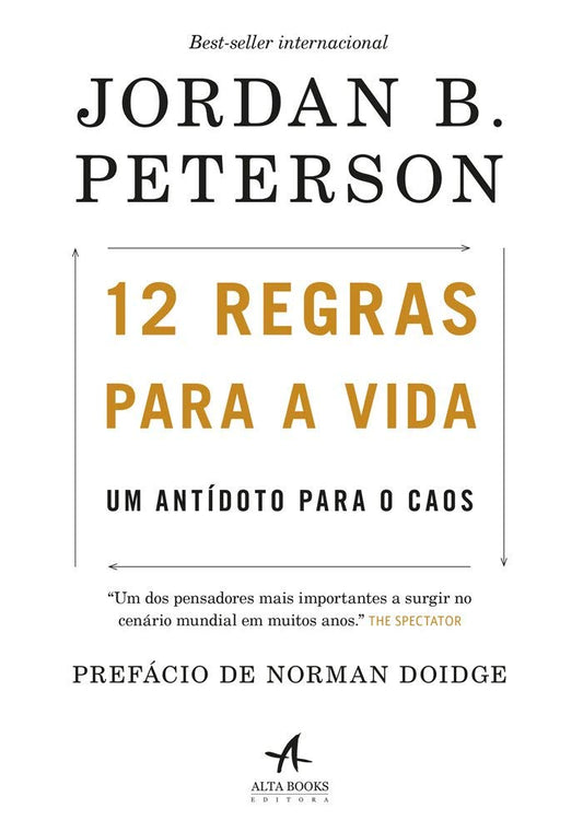 12 regras para a vida: um antídoto para o caos - Jordan B. Perterson - Capa comum