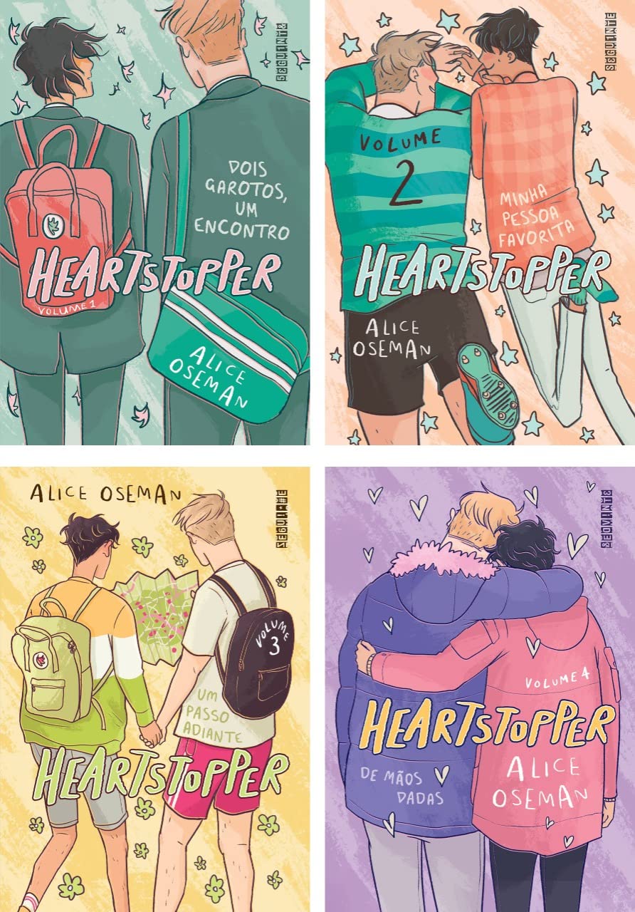 Kit Livros: Heartstopper (Alice Oseman - 4 Volumes)