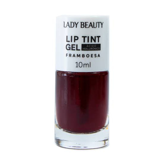 Lip Tint Gel 10ml Lady Beauty Framboesa