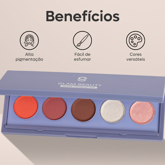 Paleta de Sombras Glam Beauty Main Character