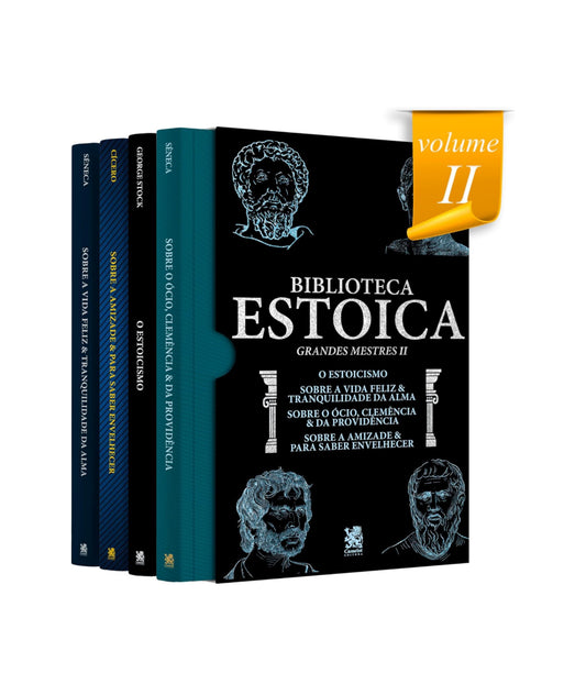 Biblioteca Estoica: Grandes Mestres Volume II - Box com 4 livros