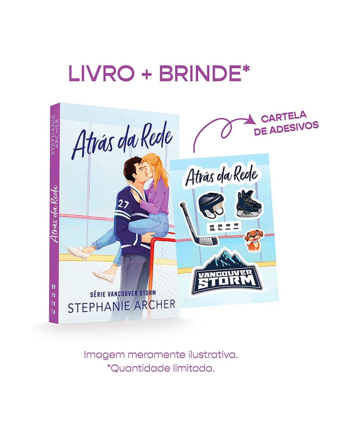 Atrás da rede (Com brinde) - Série Vancouver Storm - Stephanie Archer