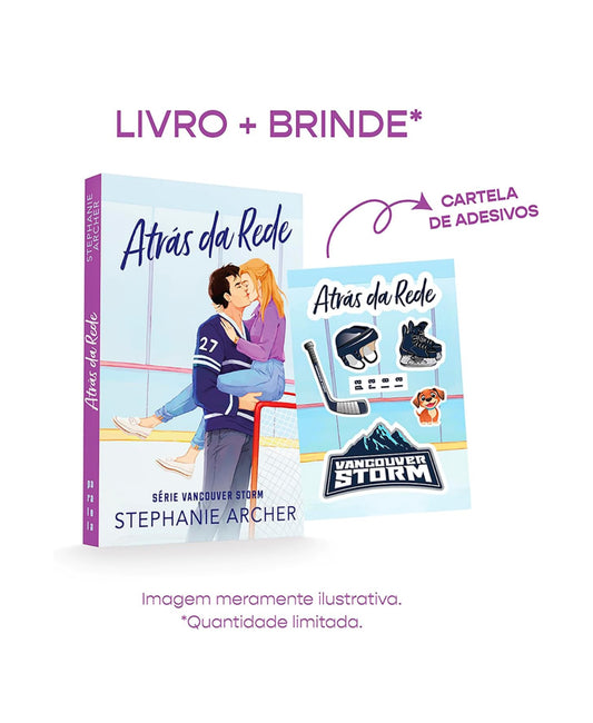 Atrás da rede (Com brinde) - Série Vancouver Storm - Stephanie Archer