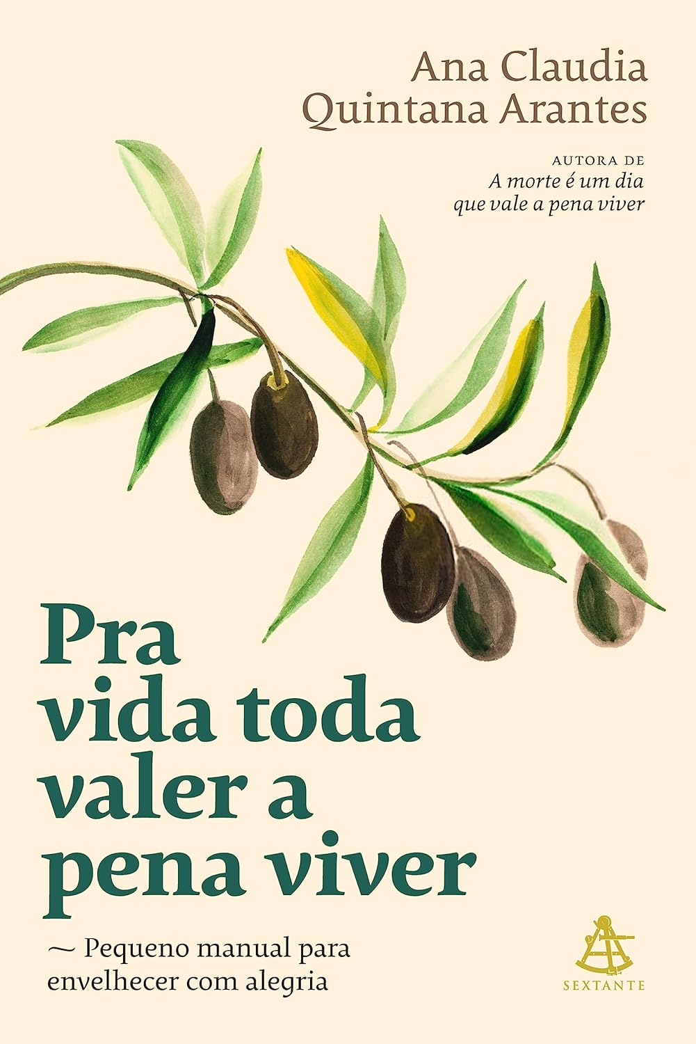 Pra vida toda valer a pena viver: Pequeno manual para envelhecer com alegria -  Ana Claudia Quintana Arantes